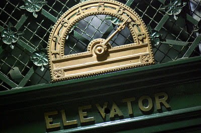Elevator sign and floor marker