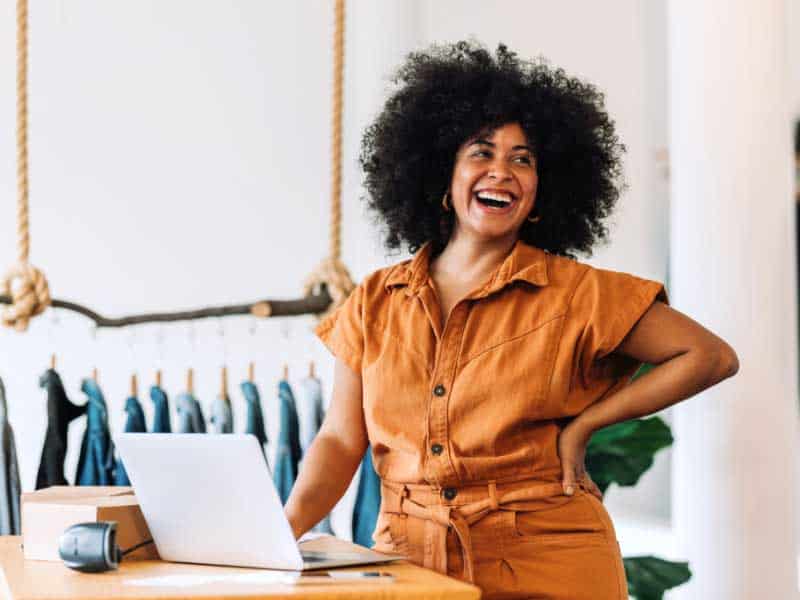 StarterStudio.org > female entrepreneur smiling back